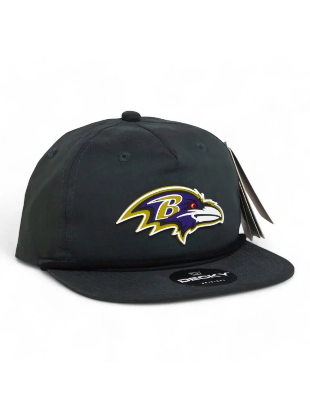 Baltimore Ravens 3D Classic Rope Hat- Charcoal/ Black